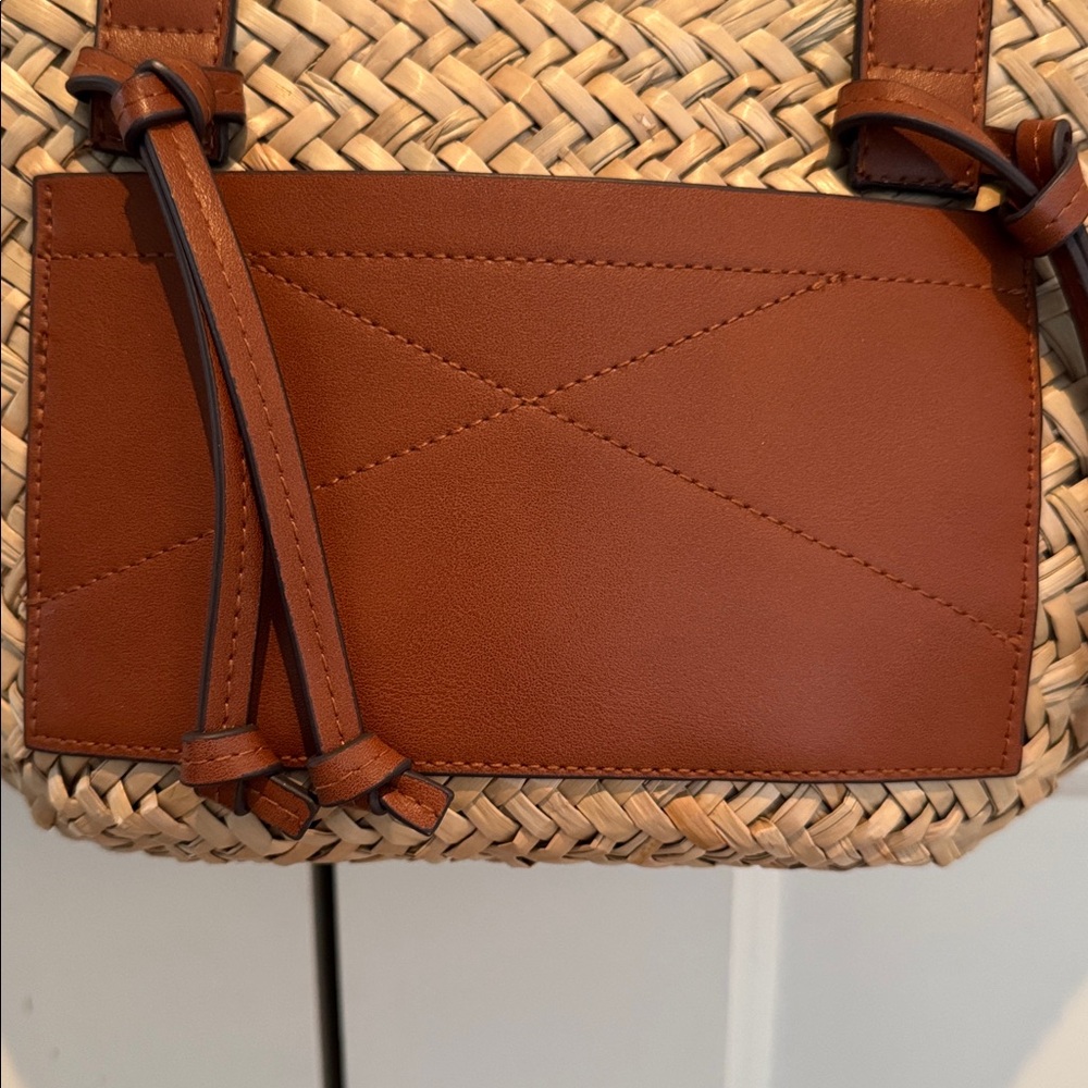 Brown Woven Tote Bag - Picture 2 of 5